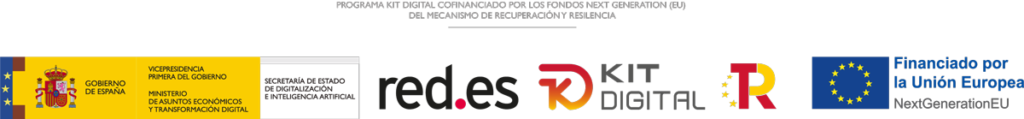 Gobierno de España · red.es · Kit Digital · Financiado por la Unión Europea NextGenerationEU