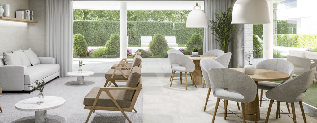 Suministro e instalación de parquet laminado Intafloor en 54 viviendas Terraza de Guadaiza en Marbella